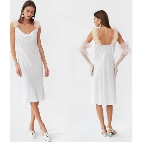 Women Wedding Bathgowns White Sleep Wear Strap Night Robes Lingeries Woman Sleeveless Home Wear