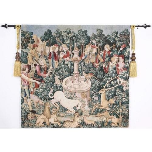 100x100CM or 140x140cm home decoration unicorn wall hanging tapestry RS-13