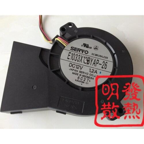 12V 1.2A 10cm Blower Server Turbine Fan E1033X12BYAP-26
