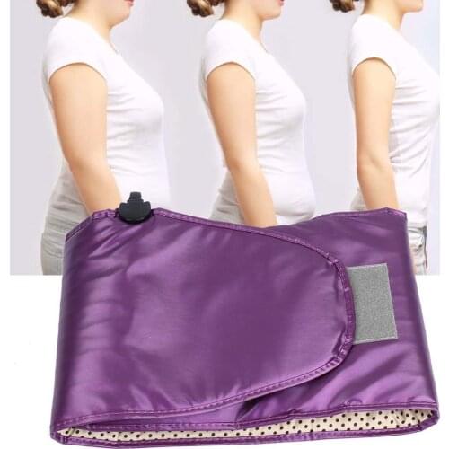 Vibration 360 degree electric far infrared electric Sauna heating belt Slimming Detox Waist Belt Warm Weight Loss Beauty Fitness