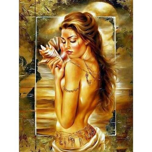 Diamond Embroidery Sexy Beauty Diy Crystal Bright Drill Diamond Painting Cross Stitch Picture European Home Decor