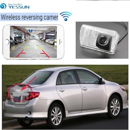 YESSUN For Toyota Corolla EX E120 E130 2000~2013 9TH For Toyota Corolla EX Car CCD Night Vision Backup Rear View Camera