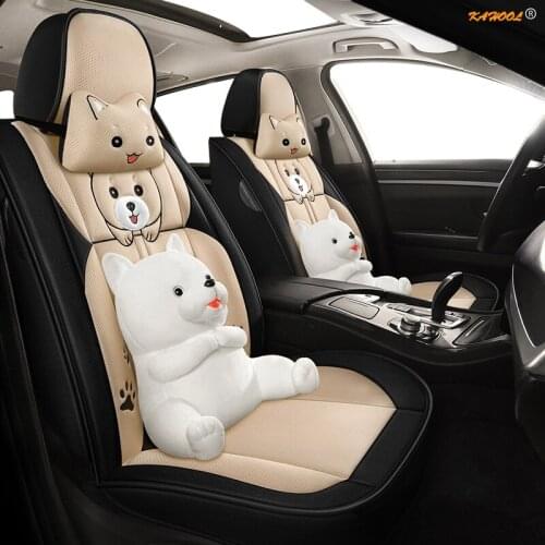 KAHOOL flax car seat covers For Skoda Octavia 2 a7 a5 a3 Fabia Superb 2 3 Rapid Yeti super auto accessories seat cover cars