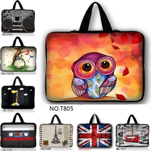 Night Owl Laptop Bag Case For Macbook Air Pro 11 12 13 14 15 Xiaomi Lenovo Asus Dell HP Notebook Sleeve 13.3 15 Protective Case