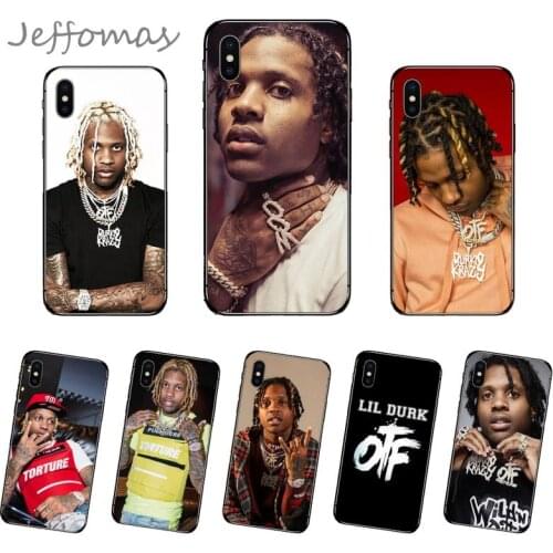 Rapper lil durk Phone Case for iPhone 11 12 pro XS MAX 8 7 6 6S Plus X 5S SE 2020 XR