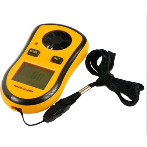 GM8908 LCD Digital Hand-held Pocket Smart Anemometer Air Wind Speed Scale Meter Measure Velocity Less than 90%RH