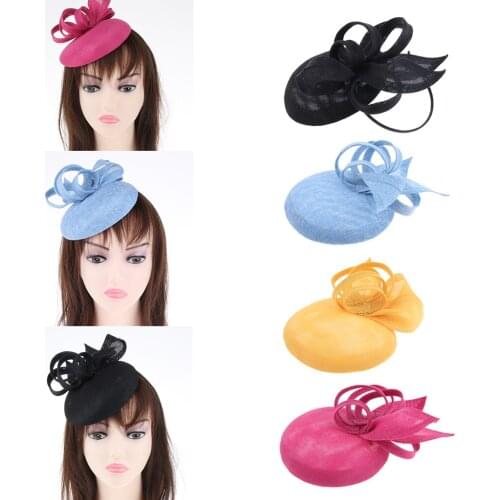 Flower Fascinators Hat Cocktail Tea Party Headwear Headband for Womens