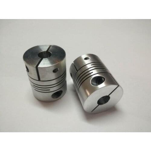 2pcs BR 6mm*8mm Aluminum alloy elastic thread winding Flexible Coupling D25 L30 coding for CNC stepper