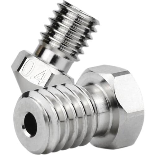 Haldis 3D Copper-plated T-V6 durable non-stick agent for 3D printers Hotend M6 thread for E3D V6 output Hotend