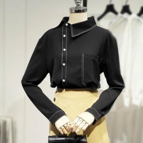 HECAIYUN Womens Black Shirts