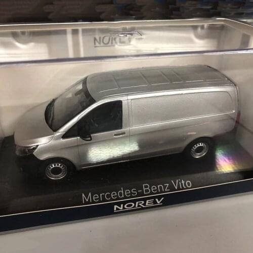 Norev Diecast 1/43Scale Benz Vito Closed Cargo Box Version Business Car Alloy Model Car Collection Display Gift Hot Toys