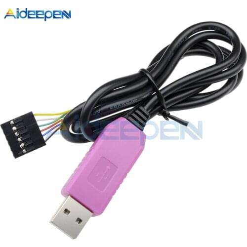 6Pin 6 pin 6P PL2303HXD USB to RS232 TTL Convert Serial Cable Module for win XP VISTA 7 8 for Android OTG PL2303 HXD