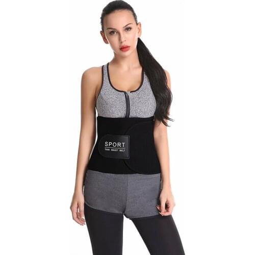 Women and Men Neoprene Elastic Waistband High Quality Fitness Sport Thin Waist Belt Hot Sale Nylon Body Restraint AS3446