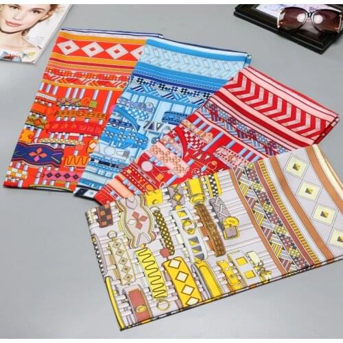 Apr NEW 100% Silk Scarf Shawl Foulard for Women " Love Dog & Bangles"