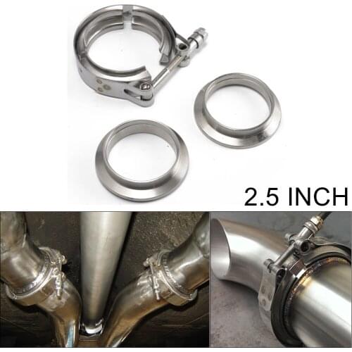 2013 2.5" V-band clamp fit all style exhaust system EP-VKG25