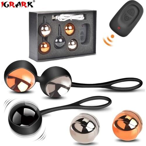 Vaginal Ball Wireless Remote Vibrator Egg Silicone Kegel Ball Ben Wa Ball Sex Toys for Women Geisha Ball Tighten Massage Sexshop