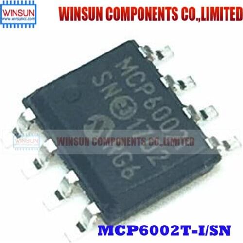 10PCS/LOT MCP6002T-I/SN SOP8 MCP6002-I/SN Brand New Original