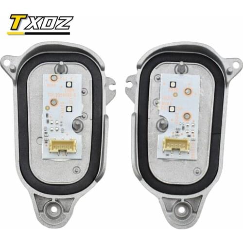 2x New LED DRL Daytime Running Light Run Drive Control Unit Module 8R0941475B 8R0941476B led diodes for 13-17 Audi Q5