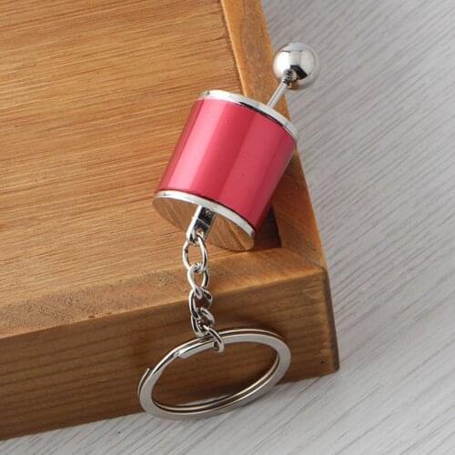 Car Gear Box Keychain For Men Women Imitation 6 Speed Gift Shift Hot Car-styling Gearbox Stick Manual Gear Souvenir keyring C9H6