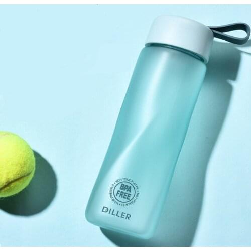 550ML/700Ml Tritan Material Fitness Outdoor Sports Water Bottle Frosted Glass Cup Fashion Portable Travel Water Plastic Cup