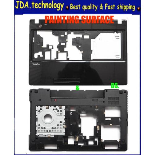 New for Lenovo G580 G585 Upper cover Palmrest top case+Bottom Base Case Cover AP0N2000321 AP0N2000324 AP0UH000502 AP0N2000100