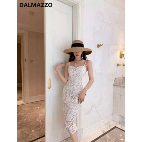 DALMAZZO White Summer Dresses