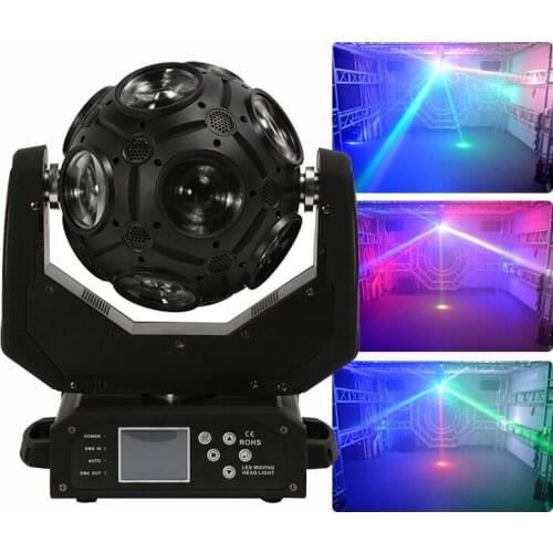 Disco Football light 12x20w RGBW 4IN1 LED Beam moving head DMX control strobe roating effects stage lighting projector DJ lights