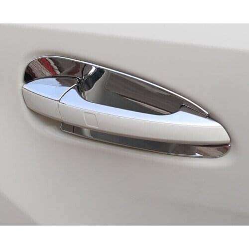 For Mercedes Benz GLC 2016 2017 2018 ABS Plastic Car Door handle Bowl cover trim sticker styling auto accessories 4pcs