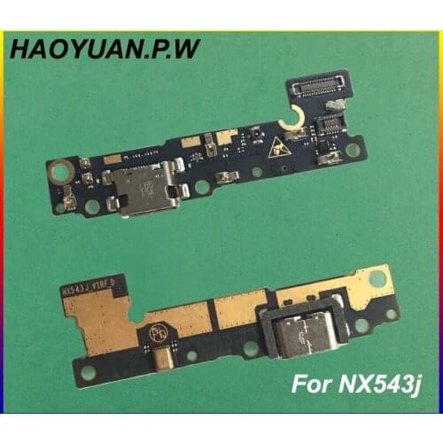 HAOYUAN.P.W New USB Dock Charging Port Microphone Connector Flex Cable Board For ZTE Nubia NX543j