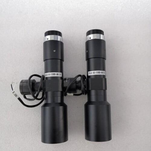 Used original SPO TCL0.8X-130D-4M-16 coaxial optical telecentric lens with 0.8 times light