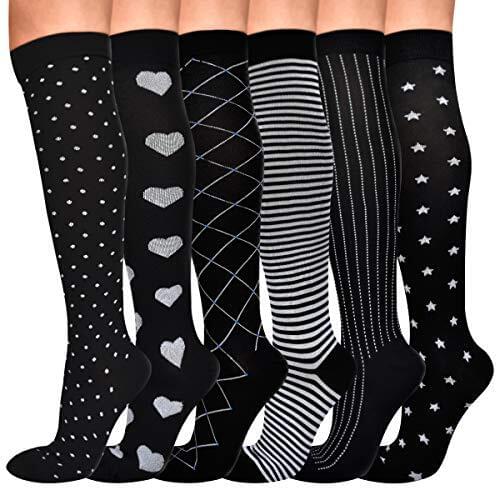 Compression Socks Sports Running Men Women Marathons Circulation Athletic Varicose Veins Travel Nurses Over Knee High Stockings