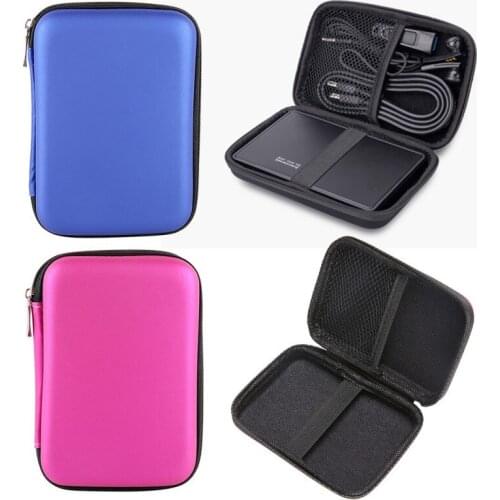 Cable storage Box Portable Coin Headphone Container Protective Colorful Travel Storage Bag Earphone Data Cable Charger