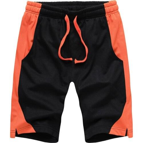 Summer Mens Shorts Jogging Spell Color Fabric Is Breathable Bump Leisure Fitness 5 Minutes Of Pants