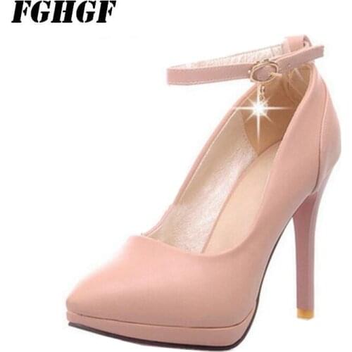 Spring and autumn new top ultra high heel womens slim heel shallow mouth banquet womens shoes Heel height: 10 cm 34-43 yards