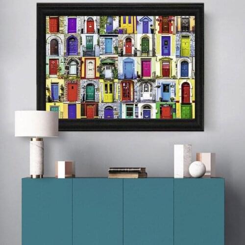 1000 Pieces of Paper Plane Jigsaw Puzzle Landscape Puzzle Adult Super Hard Intellectual Puzzle Children Puzzle Holiday Gift