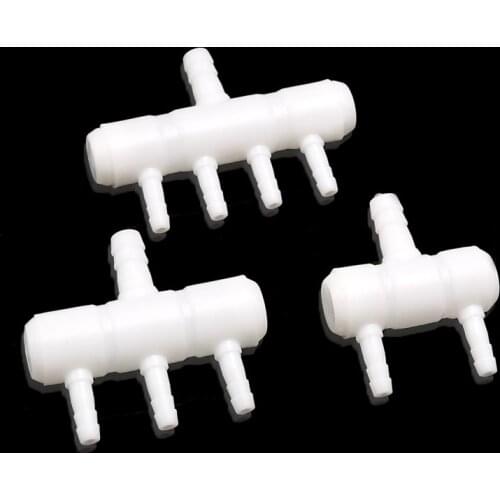 2~20 Ways PP Plastic Distributor Connector Aquarium Fish Tank Oxygen Diverter Air Pump Exhaust Aeration Hose splitter
