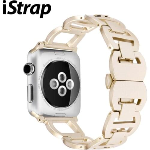 For Apple Watch Band Luxury Strap 38mm / 42mm / 40mm / 44mm iWatch Series Stainless Steel Strap 5 4 3 2 1 Bracelet Watch Band