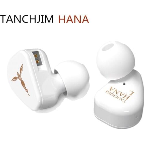 TANCHJIM HANA HiFi Audio Dynamic Driver In-ear Earphone with 2 Pin 0.78mm Detachable Cable T4 P1 F3 VX SSR ZSX S7 Spring2 CA16