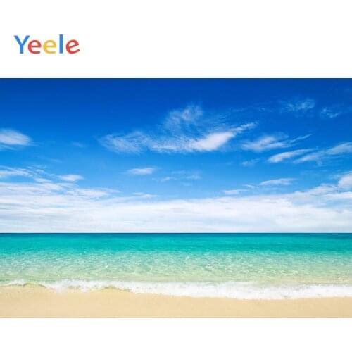 Tropical Travel Background Summer Holiday Backdrop Ocean Beach Photography Customized Photographic Background For Photo Studio