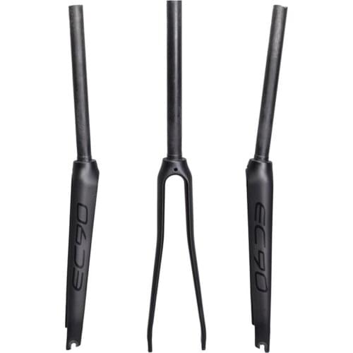 EC90 New 3k Matt/Shiny full carbon fiber road bike front fork dead Flying Bicycle Front Fork 700C Track bike carbon front forks