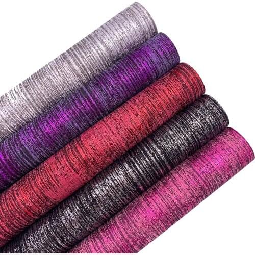 Vintage Metallic Synthetic Faux Leather Vinly Fabric sheets with Felt Backing Leather For DIY Earrings Bows 21X29CM 6S103A