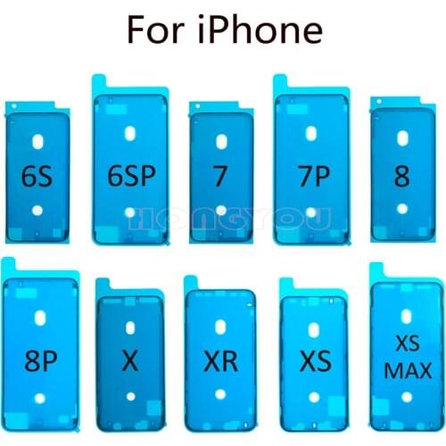2PCS/Lot Seal Glue Waterproof Sticker For iPhone X XS XR XSMax 7 8 6S Plus 11 Pro Max LCD Screen Waterproof Tape Adhesive Glue