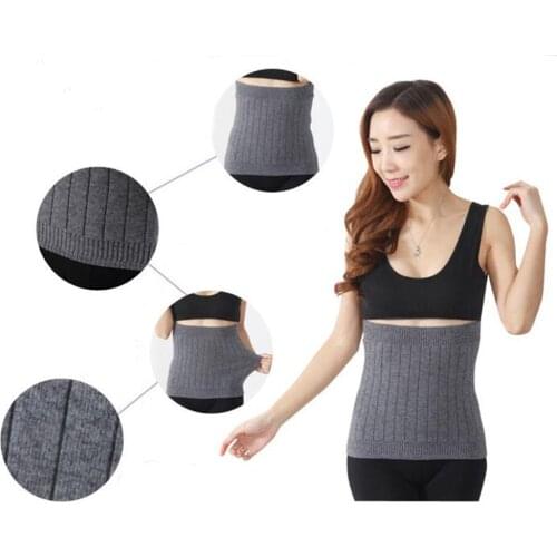 Winter Comfortable Cashmere Fitness Bodybuilding Waist Belts Warmer Women Wool Waist Support Lumbar Brace Elastic Back Protector