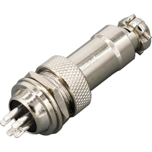 1 set Aviation plug socket GX12 through the wall type gx12-2 ~7P board before installation connector hanging plating