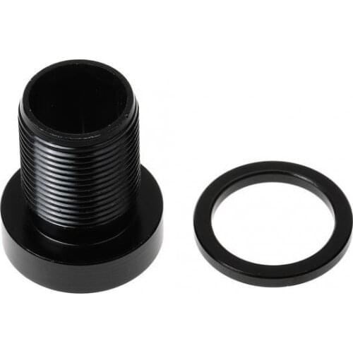 1X M15 Spline Axis Screw Bottom Bracket Crankset Aluminium Alloy Screw Black