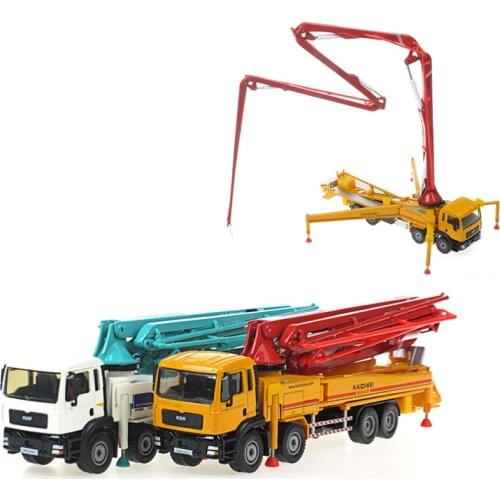 KAIDIWEI Alloy model car truck concrete pump truck adult metal Model 1:55 Childrens Day Christmas New Year gift collection
