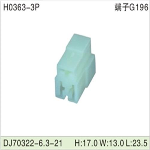 Free shipping 500pcs DJ70322-6.3-21 6.3mm 3Pin AMP Car Electrical Wire Connectors for VW,BMW,Audi,Toyota,NISSAN AND other