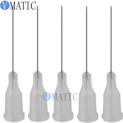Free Shipping 27G Clear Glue Dispensing Needle With 1'' Length 100Pcs Dispensing Needle From Factory