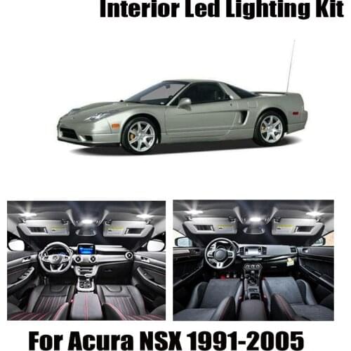 For Acura NSX 1991-2005 Canbus Vehicle LED Interior Dome Trunk Light License Plate Lamp Kit Car Lighting Accessories