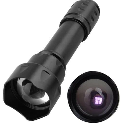 T20 10W Flashlight IR-850NM/940NM Night Vision Zoomable Torch LED Infrared Flashlight Tactical Hunting Flashlight Rechargeable